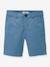 Bermuda chino garçon bleu+corail 1 - vertbaudet enfant 