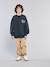 Sweat loose effet délavé noir 7 - vertbaudet enfant 