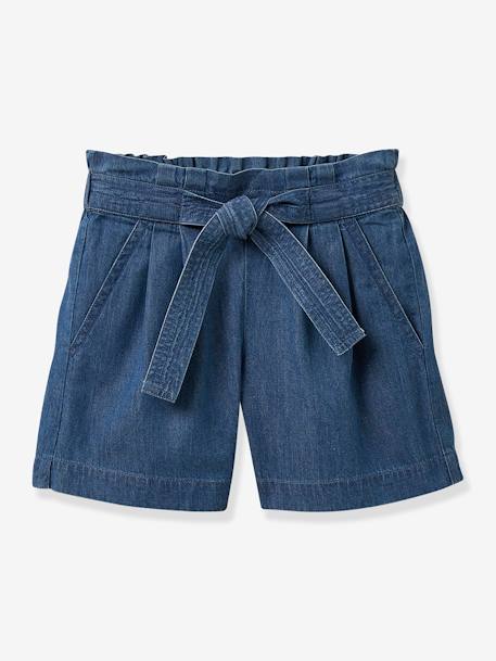 Short en denim léger denim brut 1 - vertbaudet enfant 