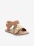 Sandales enfant cuir Diazz camel 1 - vertbaudet enfant 