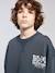 Sweat loose effet délavé noir 5 - vertbaudet enfant 
