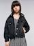 Veste en jean oversize fille denim gris 1 - vertbaudet enfant 