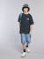 Bermuda skateur denim bleached+denim gris 1 - vertbaudet enfant 