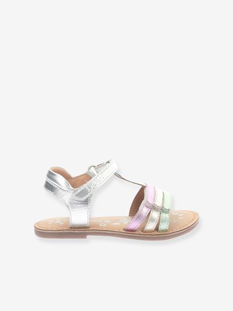 Sandales cuir enfant Diamanto argent 2 - vertbaudet enfant 