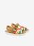 Sandales enfant Goa Salomé camel+rose 2 - vertbaudet enfant 