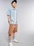 Chemise denim léger manches courtes garçon denim bleached 6 - vertbaudet enfant 