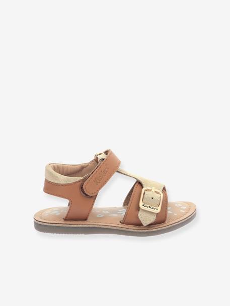 Sandales enfant cuir Diazz camel 2 - vertbaudet enfant 