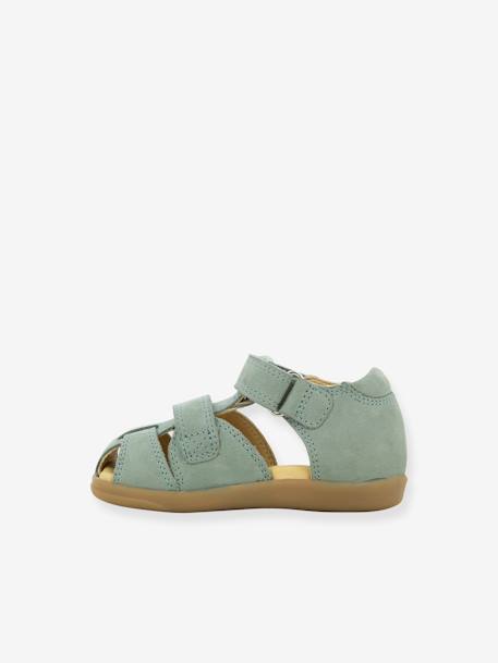 Sandales bébé Pika Scratch camel+vert d'eau 8 - vertbaudet enfant 