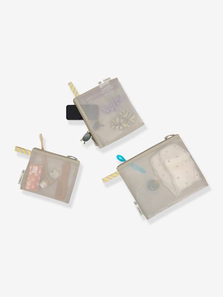 Set de 3 pochettes Mesh LÄSSIG beige 2 - vertbaudet enfant 