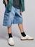 Bermuda skateur denim bleached+denim gris 2 - vertbaudet enfant 