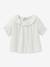 Blouse fille broderie anglaise en gaze de coton écru 1 - vertbaudet enfant 