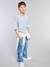 Lot de 2 t-shirts garçon unis effet délavé bleu ciel 8 - vertbaudet enfant 