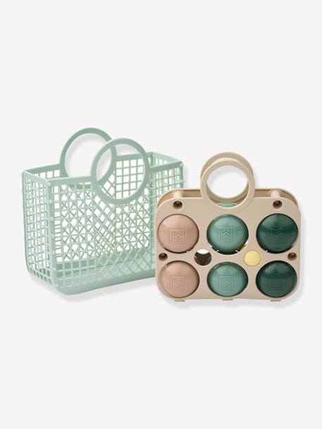 Kit de pétanque + panier Emmett vert 1 - vertbaudet enfant 
