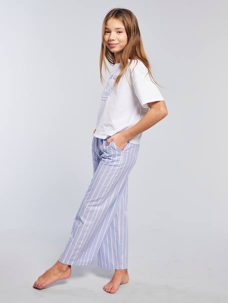 Lot de 2 pyjamas fille bleu 2 - vertbaudet enfant 