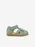 Sandales bébé Pika Scratch camel+vert d'eau 7 - vertbaudet enfant 