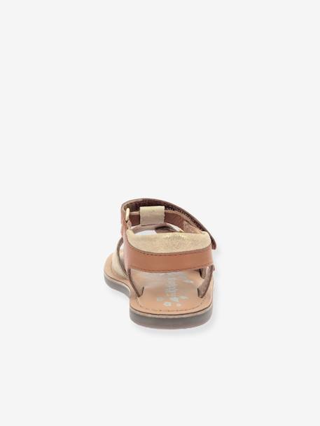 Sandales enfant cuir Diazz camel 4 - vertbaudet enfant 