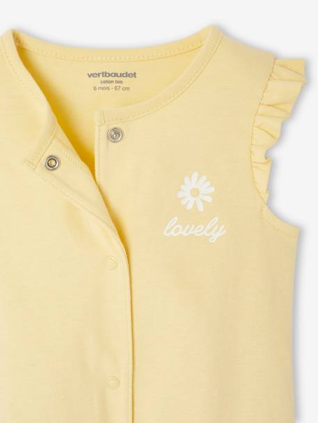 Lot de 2 combishorts de nuit bébé fleuris vert sauge 7 - vertbaudet enfant 