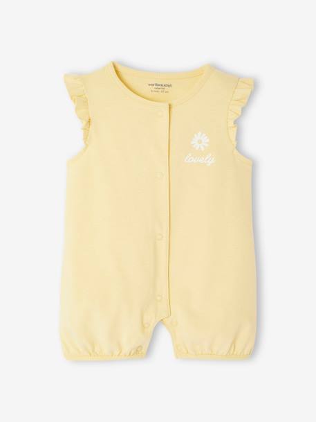 Lot de 2 combishorts de nuit bébé fleuris vert sauge 3 - vertbaudet enfant 