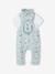 Ensemble 3 pièces naissance salopette + body + foulard bleu 1 - vertbaudet enfant 