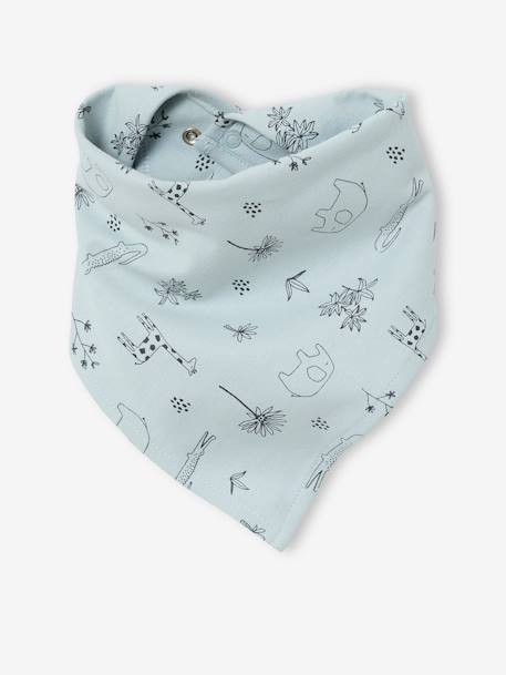 Ensemble 3 pièces naissance salopette + body + foulard bleu 8 - vertbaudet enfant 