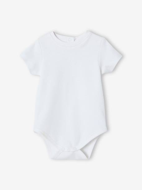Ensemble 3 pièces naissance salopette + body + foulard bleu 3 - vertbaudet enfant 