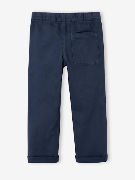 Pantalon garçon  fluide facile à enfiler garçon beige+bleu moyen+bleu nuit+terracotta 18 - vertbaudet enfant 