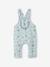 Ensemble 3 pièces naissance salopette + body + foulard bleu 2 - vertbaudet enfant 