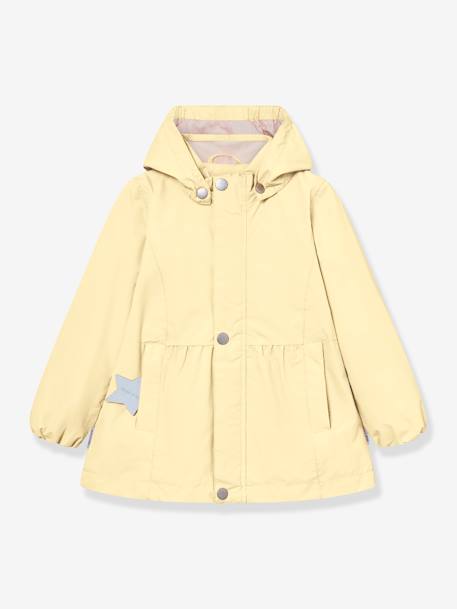 Veste mi-saison imperméable fille MATSILA bois de rose+jaune pastel 7 - vertbaudet enfant 