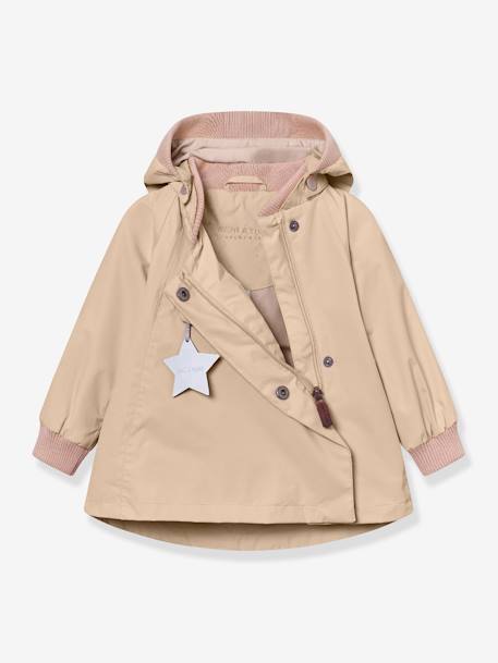 Veste mi-saison bébé MATWAI avec doublure polaire bois de rose+marron+sable 20 - vertbaudet enfant 