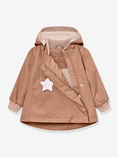 Veste mi-saison bébé fille MATWAI bleu foncé+bleu pâle+bois de rose+brun+jaune+jaune pastel+lilas+marron+rose poudré+sable+vert sauge 51 - vertbaudet enfant 