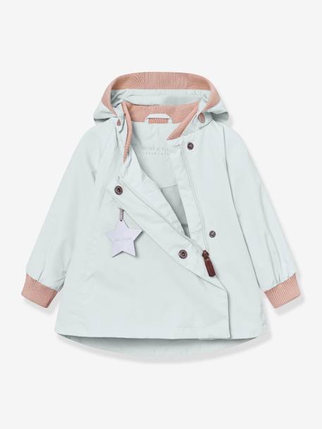 Veste mi-saison bébé fille MATWAI bleu foncé+bleu pâle+bois de rose+brun+jaune+jaune pastel+lilas+marron+rose poudré+sable+vert sauge 8 - vertbaudet enfant 