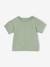 Coffret 3 pièces tee-shirt + salopette personnalisable + doudou bébé vert sauge 4 - vertbaudet enfant 