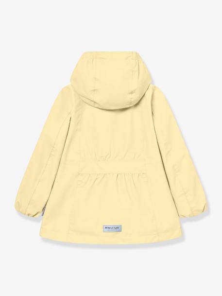 Veste mi-saison imperméable fille MATSILA bois de rose+jaune pastel 9 - vertbaudet enfant 