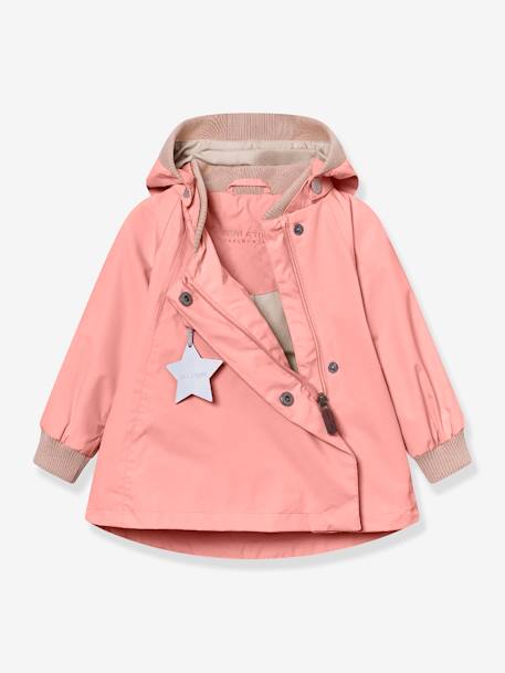 Veste mi-saison bébé MATWAI avec doublure polaire bois de rose+marron+sable 2 - vertbaudet enfant 