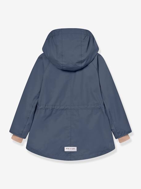 Parka mi-saison fille MATALLURE bleu foncé+marine+tomette 3 - vertbaudet enfant 