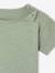Coffret 3 pièces tee-shirt + salopette personnalisable + doudou bébé vert sauge 8 - vertbaudet enfant 