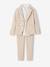 Ensemble céremonie chemise col Mao, veste et pantalon garçon beige+bleu ciel+vert d'eau 4 - vertbaudet enfant 