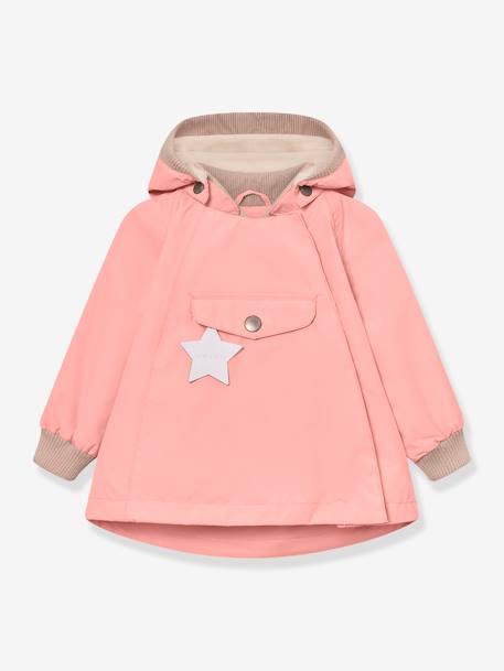 Veste mi-saison bébé MATWAI avec doublure polaire bois de rose+marron+sable 1 - vertbaudet enfant 