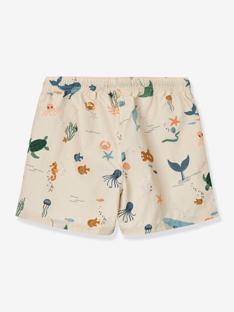 Short de bain imprimé Aiden beige 2 - vertbaudet enfant 