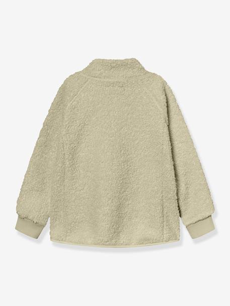 Veste en teddyfleece avec fermeture éclair MATCEDRIC sable+vert 6 - vertbaudet enfant 