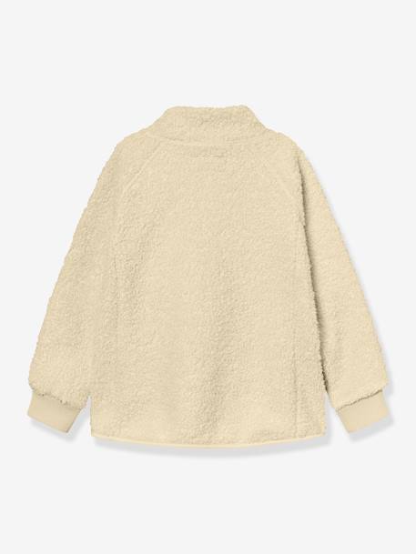 Veste en teddyfleece avec fermeture éclair MATCEDRIC sable+vert 3 - vertbaudet enfant 