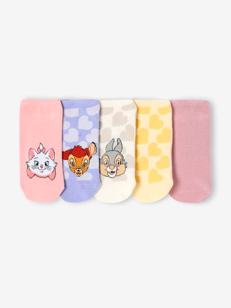 Lot de 5 paires de socquettes Disney Animals multicolore 1 - vertbaudet enfant 