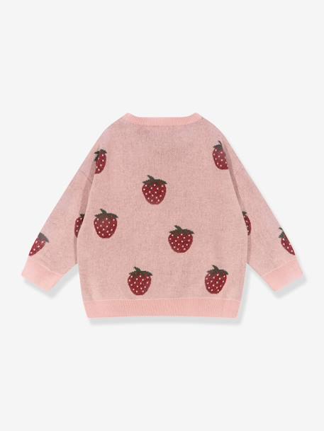 Pull en maille rose 2 - vertbaudet enfant 