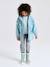 Bottes pluie fille caoutchouc bleu imprimé+lot rose 10 - vertbaudet enfant 