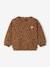 Sweat bébé léopard coeur doré capsule famille beige+gris foncé 4 - vertbaudet enfant 