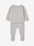 Ensemble naissance pull pantalon laine et cachemire personnalisable gris chiné 6 - vertbaudet enfant 