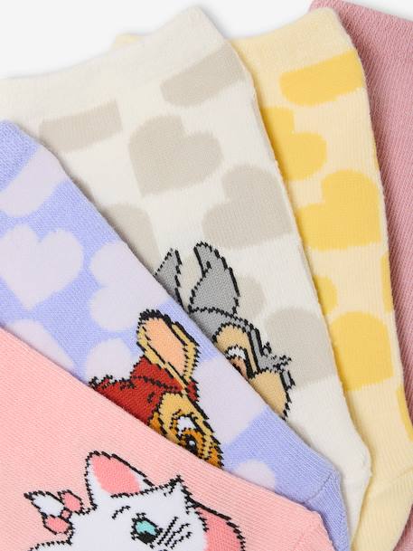Lot de 5 paires de socquettes Disney Animals multicolore 3 - vertbaudet enfant 