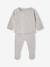 Ensemble naissance pull pantalon laine et cachemire personnalisable gris chiné 9 - vertbaudet enfant 