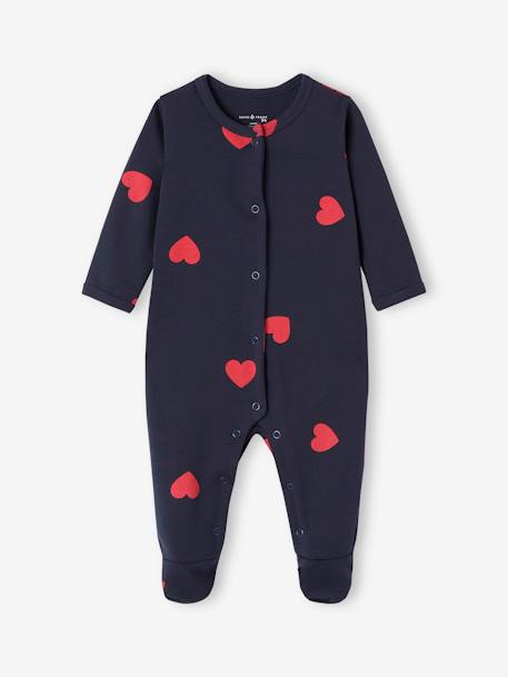Pyjama bébé mon coeur marine 5 - vertbaudet enfant 