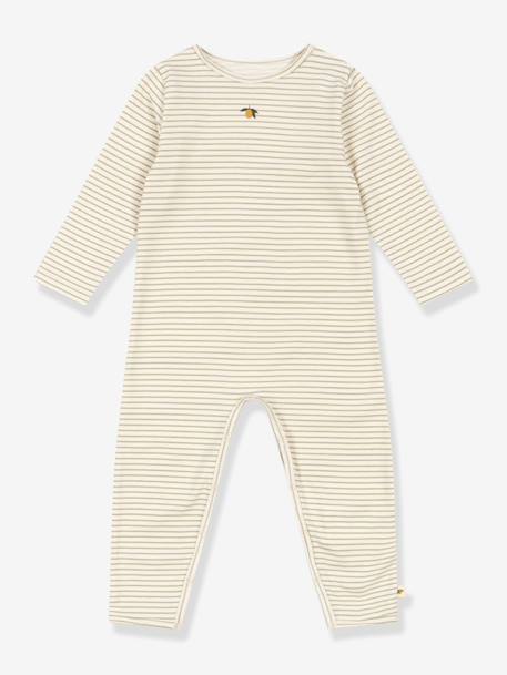 Grenouillère beige 1 - vertbaudet enfant 